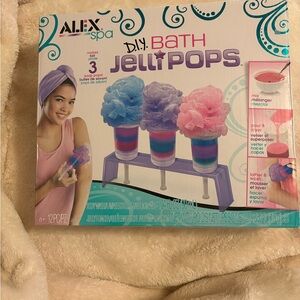 Alex Spa DIY Bath Jelly Pops Kit - Pink, Blue, Purple